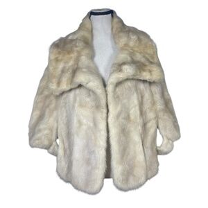 Vintage Authentic Fur Cape
